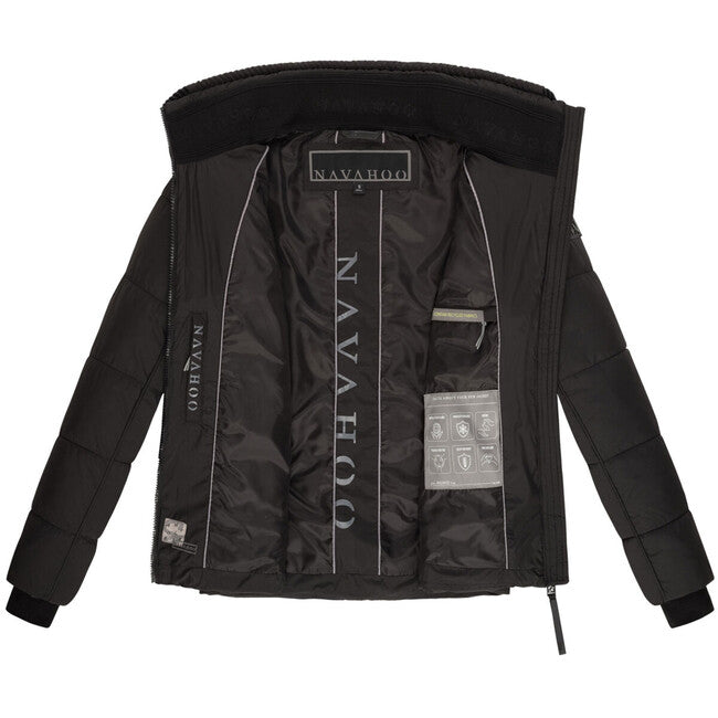 Navahoo Women's Winter Jacket Liebesfee, Black