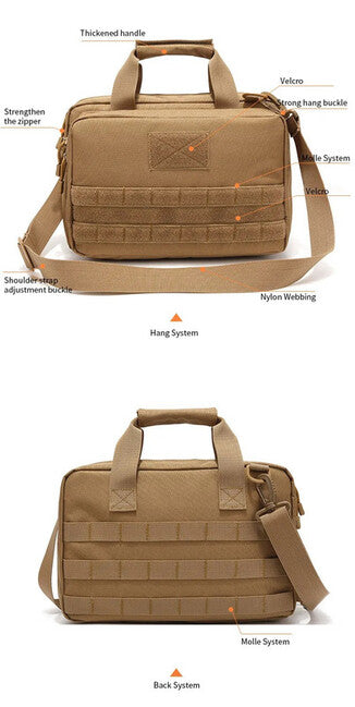 DRAGOWA Tactical Bolt Tactical Travel Bag, Black