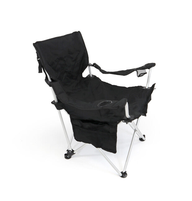 BasicNature Luxus Travel Chair, Black