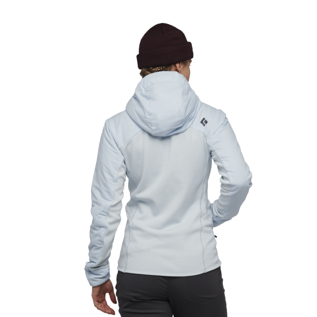 Black Diamond First Light Hybrid Women's Hoodie, Belay Blue