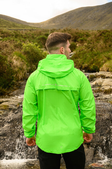 Mac in a Sac Origin 2 Waterproof Jacket, Neon Green