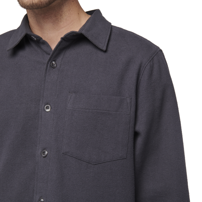 Black Diamond Project Flannel Men's Shirt, Steel Grey