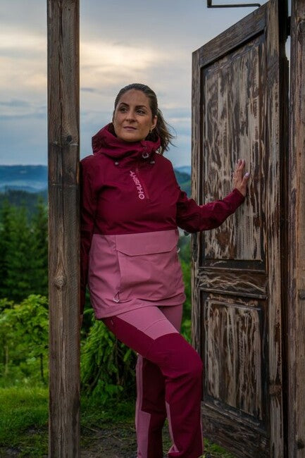 HUSKY Keiry Women's Outdoor Pants, Burgundy/Pink