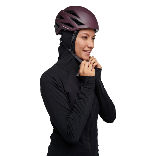 Black Diamond Coefficient Lt Hybrid Women's Hoodie, Black