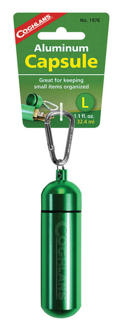 Coghlans Aluminum Capsule with Cord, Large