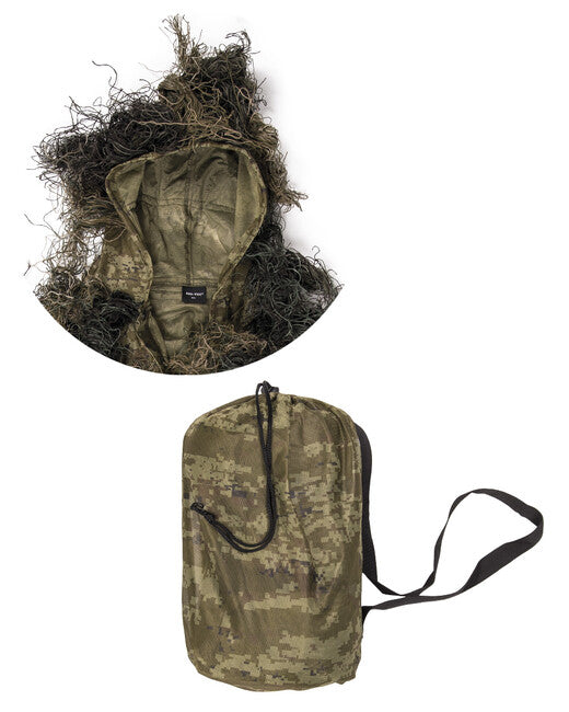 Mil-Tec Ghillie Suit, Fire-Resistant Treatment, Woodland
