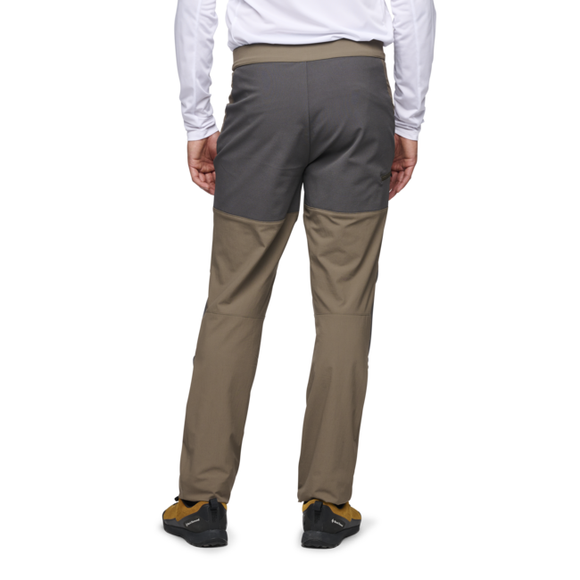 Black Diamond Alpine Hybrid Men's Pants, Walnut-Anthracite