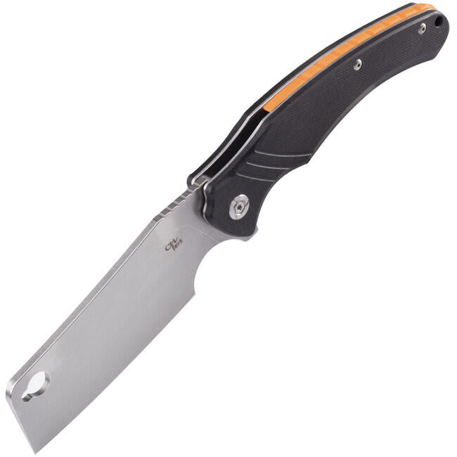 CH KNIVES Folding Knife Chopper 3531-G10-BK, Black