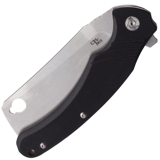 CH KNIVES Folding Knife Chopper 3531-G10-BK, Black