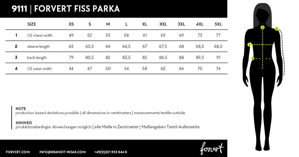 Brandit Forvert Fiss Women's Parka, Black