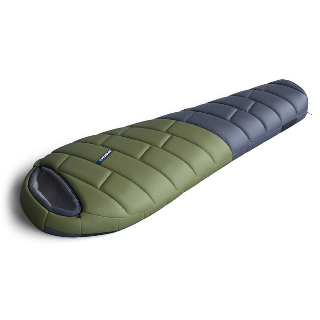 HUSKY Proud Sleeping Bag, Blue-Khaki