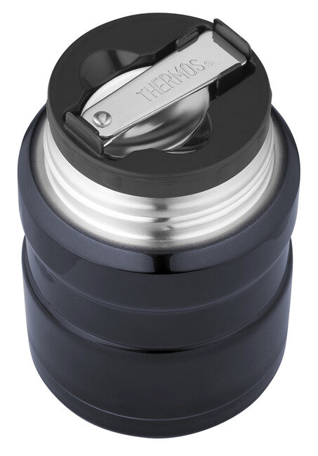 Thermos King Food Container with Spoon 0.47l, Navy Blue