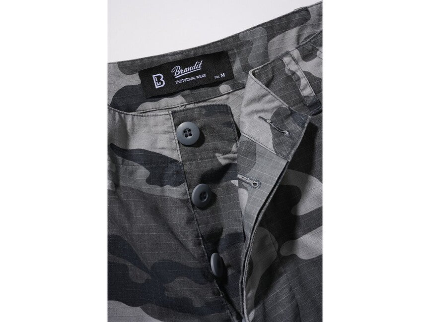 Brandit BDU Ripstop Shorts, Grey Camo