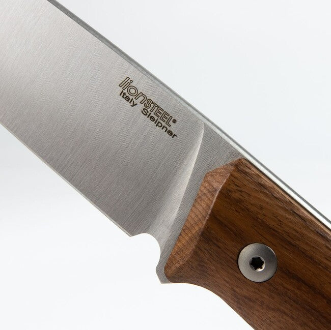 Lionsteel B35 ST Bushcraft Fixed Blade Knife, Sleipner Steel