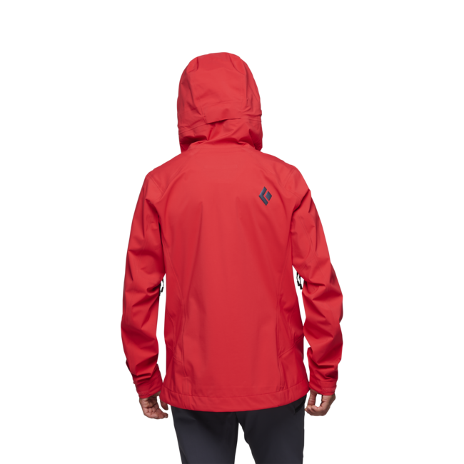 Black Diamond Women's Highline Stretch Shell Jacket, Coral Red