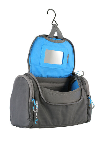 Lifeventure Holdall Θήκη Νάιλον Καθαρισμού με Αφαιρούμενο Καθρέφτη, Γκρι