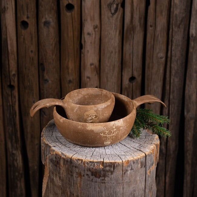 KUPILKA 55 Reindeer Bowl, Brown