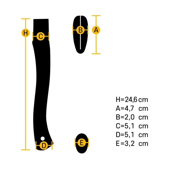 Hultafors Premium Curved HB AHC 235-43X18 HB Λαβή τσεκουριού 842760 id