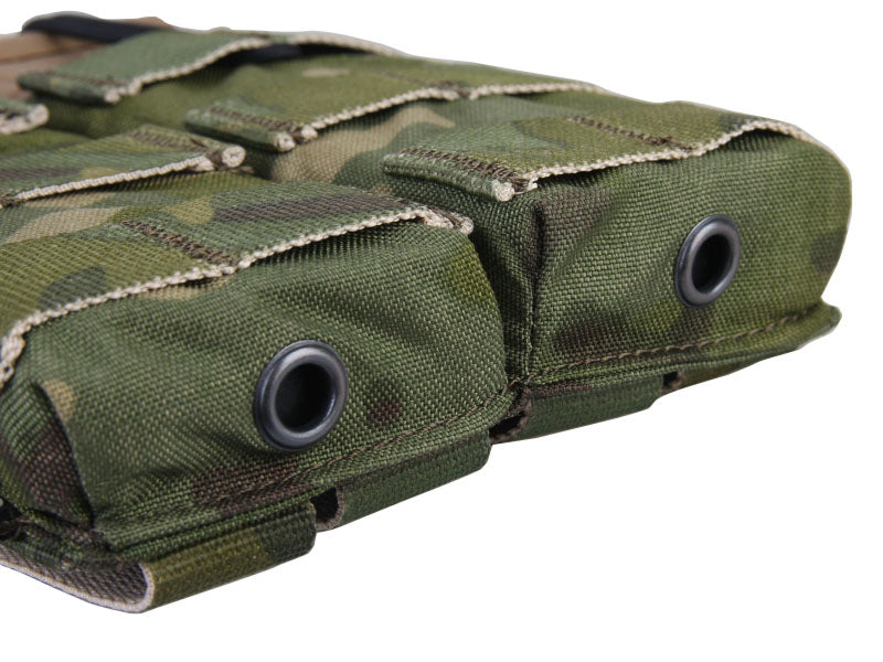 Emersongear Modular Open Double Magazine Pouch 5.56, Black 500D