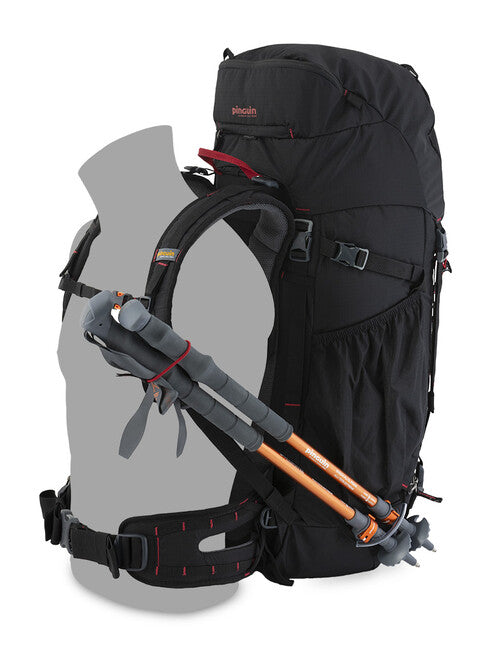 Pinguin Walker σακίδιο πλάτης, 50 L, μαύρο