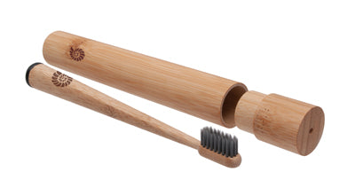 Origin Outdoors Wooden Toothbrush with Case