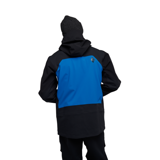 Black Diamond Women's Recon Stretch Pro Men's Shell Ski Jacket, Black-Kingfisher