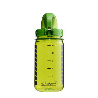 Nalgene Grip-n-Gulp Sustain Kids Water Bottle 0.35L, Green Monkey