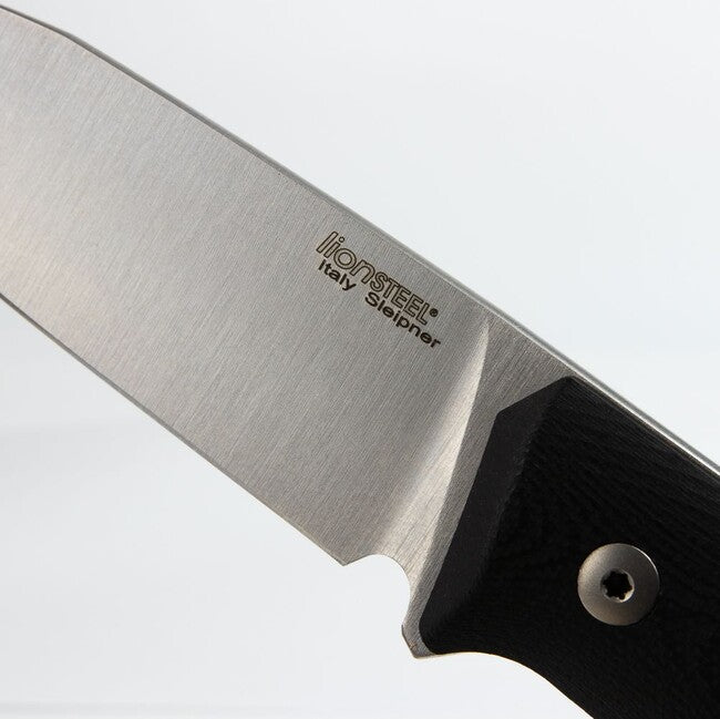 Lionsteel B35 GBK Bushcraft Fixed Blade Knife, Sleipner Steel