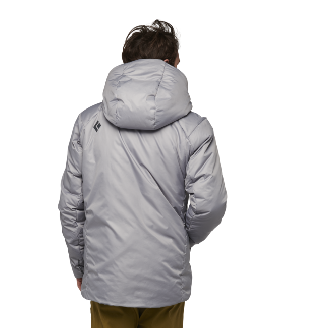 Black Diamond Belay Women's Men's Parka, Pewter