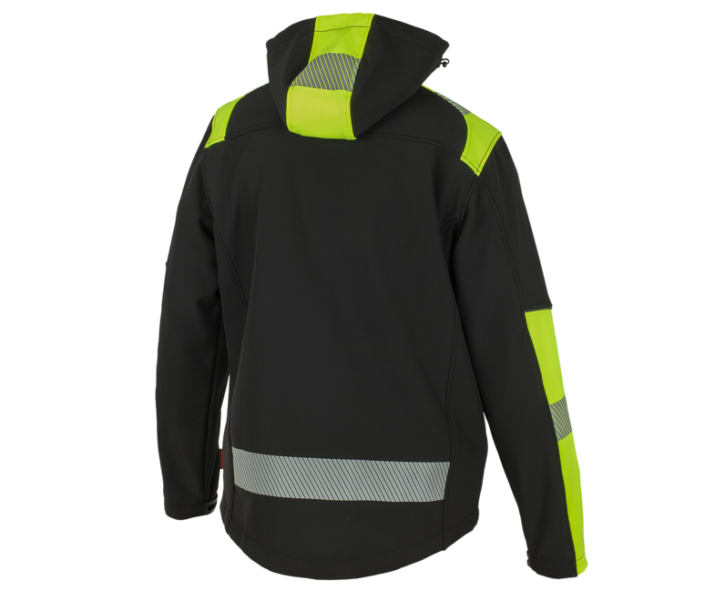 Bennon Reflectos Work Jacket, Black/Yellow
