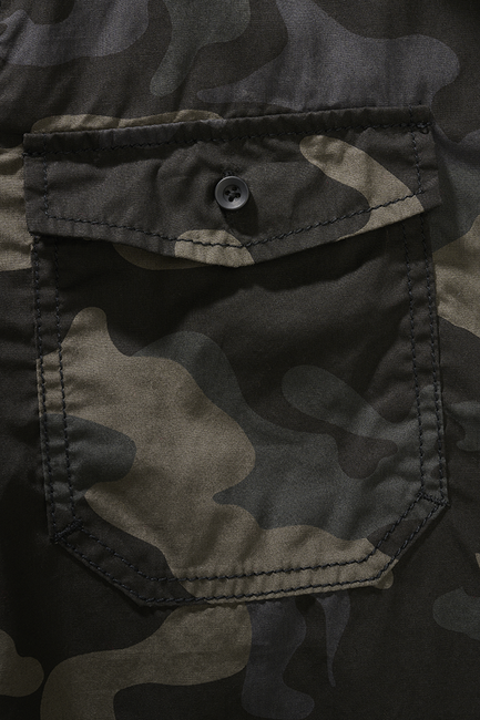 Brandit Roadstar Short Sleeve Shirt, Dark Camo