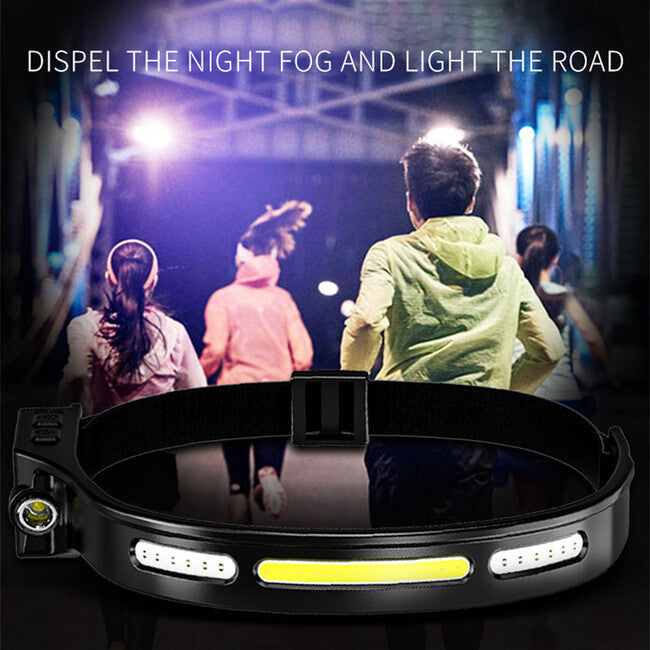 Speras B47S-1 Rechargeable Headlamp, Black