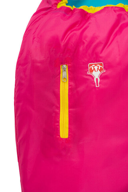 Grüezi-Bag Kids Colorful Grüezi Children's Sleeping Bag, Rose