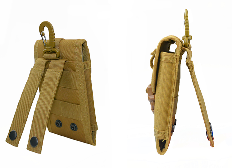 Dragowa Tactical Mobile Phone Pouch, Khaki