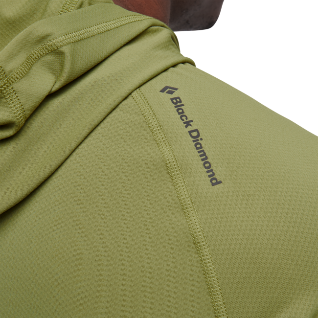 Black Diamond Alpenglow Women's Men's Hoodie, Camp Green