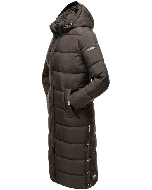Navahoo Women's Long Winter Parka Isalie, Anthracite