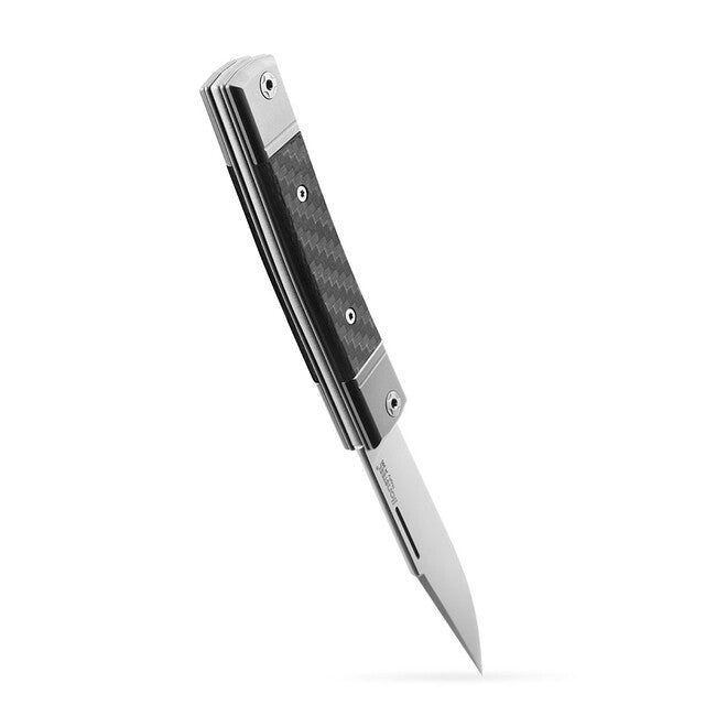 Lionsteel BestMAN BM1 CF Folding Knife, M390 Steel