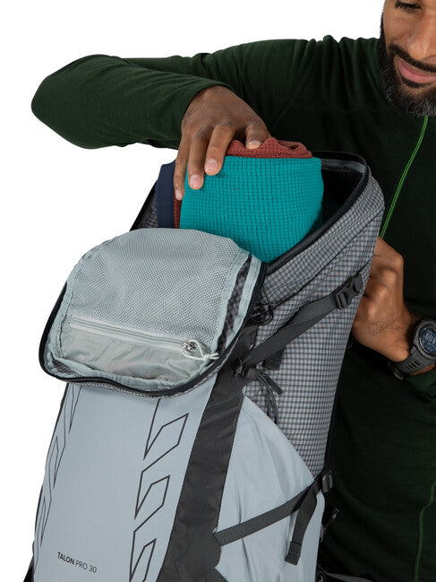 Osprey Talon Pro 30 Backpack, Silver Lining