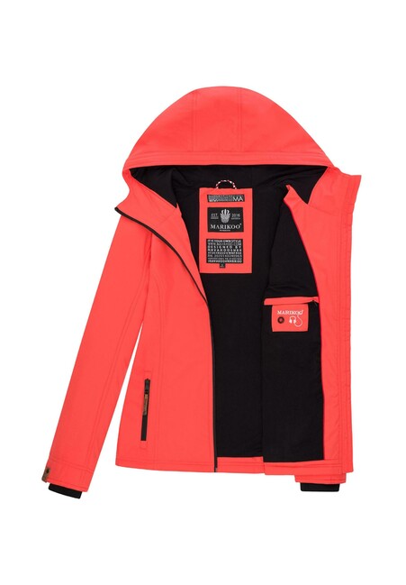 Marikoo Women's Transition Jacket with Hood, Brombeere