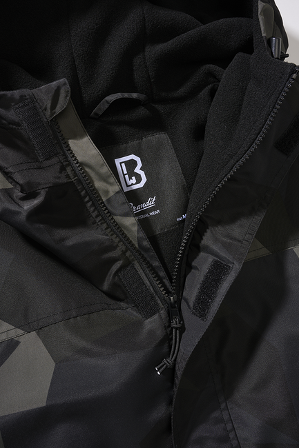 Brandit Frontzip Windbreaker Jacket, M90 Dark Camo