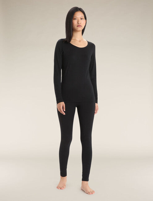 Icebreaker Women's 200 Oasis Thermal Leggings, Black