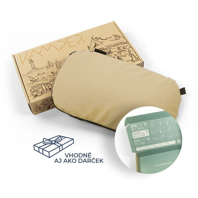 Mosh Kamper Outdoor Seat Pad, Beige/Black