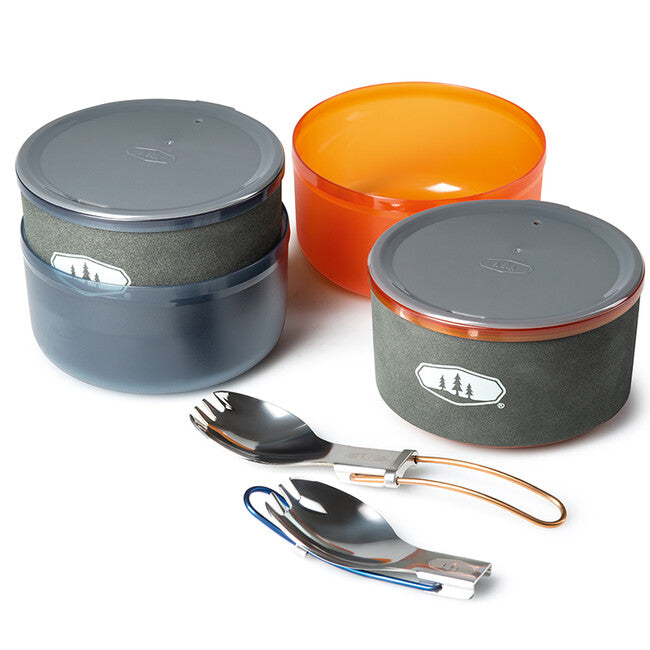 GSI Outdoors Halulite Dualist HS Cookware Set for 2, 1.8L