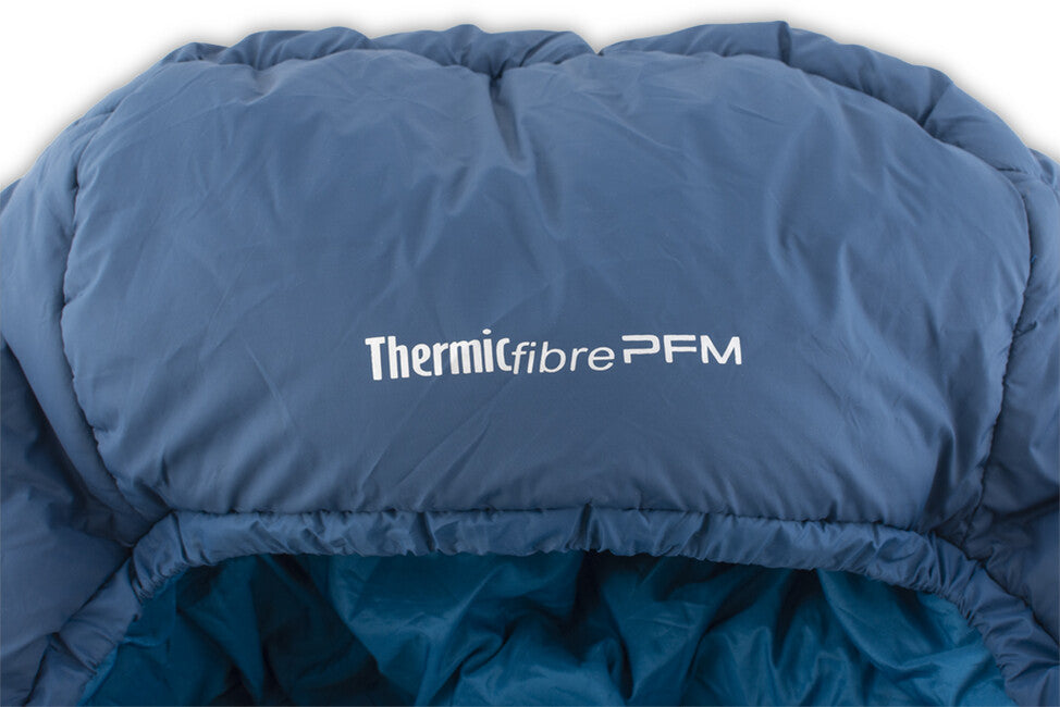 Pinguin Savana Lady PFM Sleeping Bag with Left Zipper, Navy Blue