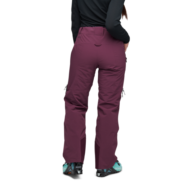 Black Diamond Women's Recon Stretch Insulated Pants, Blackberry