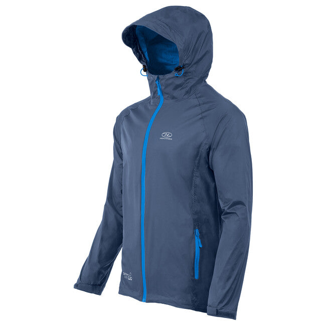 Highlander Stow and Go Raincoat, Navy Blue