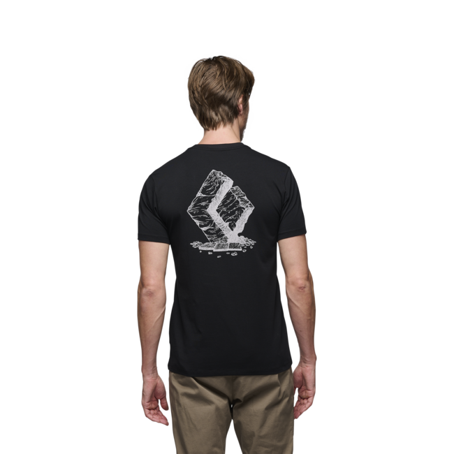 Black Diamond Boulder Men's T-Shirt, Black