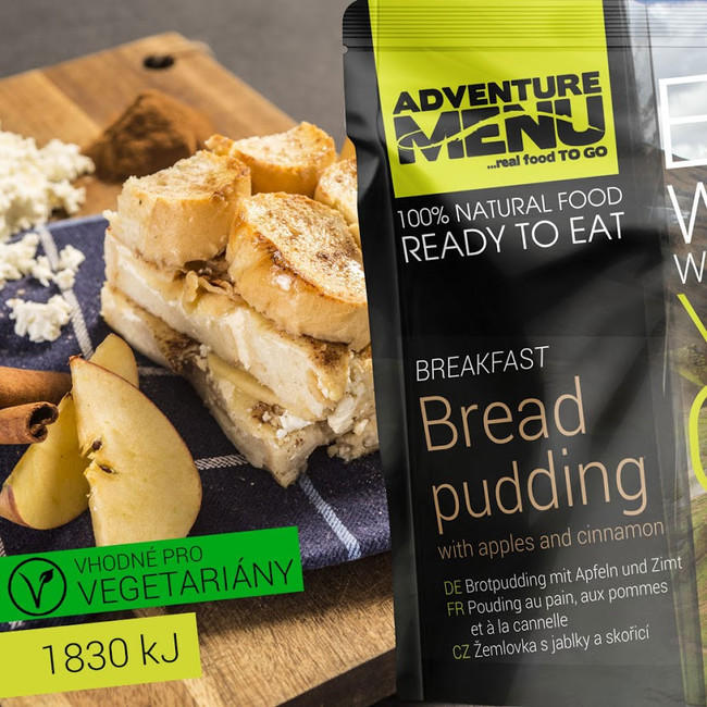 Adventure Menu Bread Pudding with Apples and Cinnamon 250g