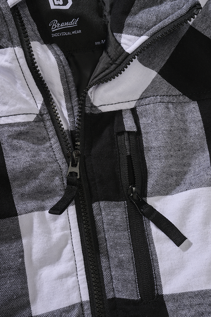 Brandit Lumber Vest, White/Black