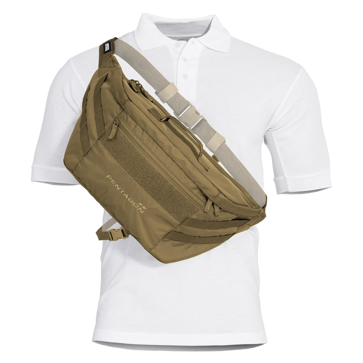 Pentagon Telamon Shoulder Bag, Coyote